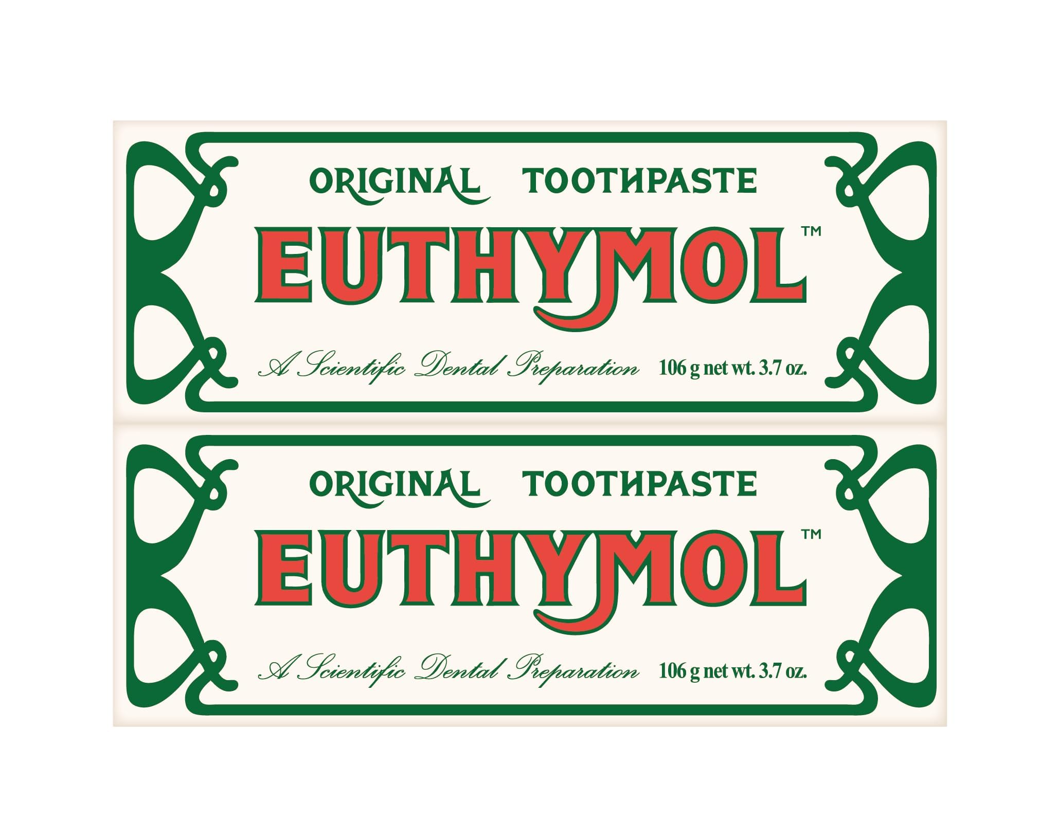 Fluoride-free label and ingredients section on packaging