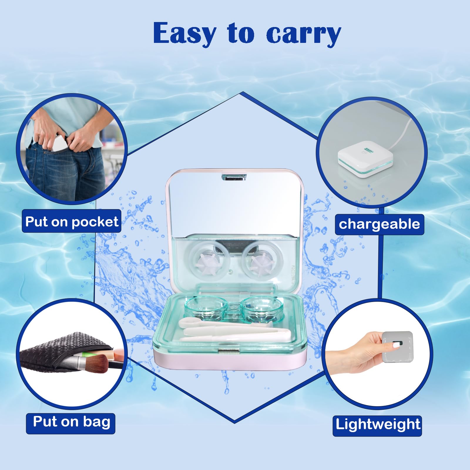 EV Plus UV Cleaner packaging and 3-pack kit