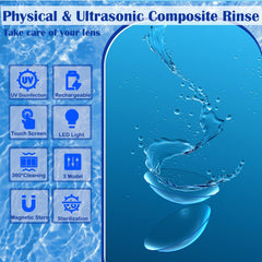 EV Plus UV Cleaning Lens Cleaner top view with touchscreen