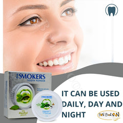 Packaging of Eva Smokers Tooth Powder Menthol 40 g