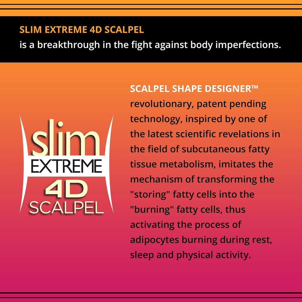 Before and after concept for Slim Extreme 4D