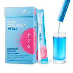 EVER COLLAGEN Vital Electrolytes bottle with product packaging