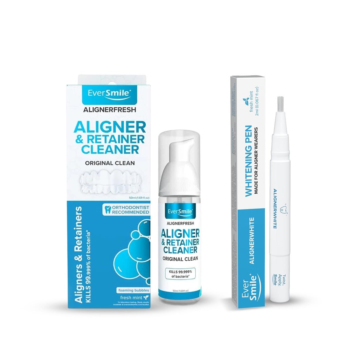 EverSmile AlignerFresh Original Clean Foam bottle (50ml) for aligners