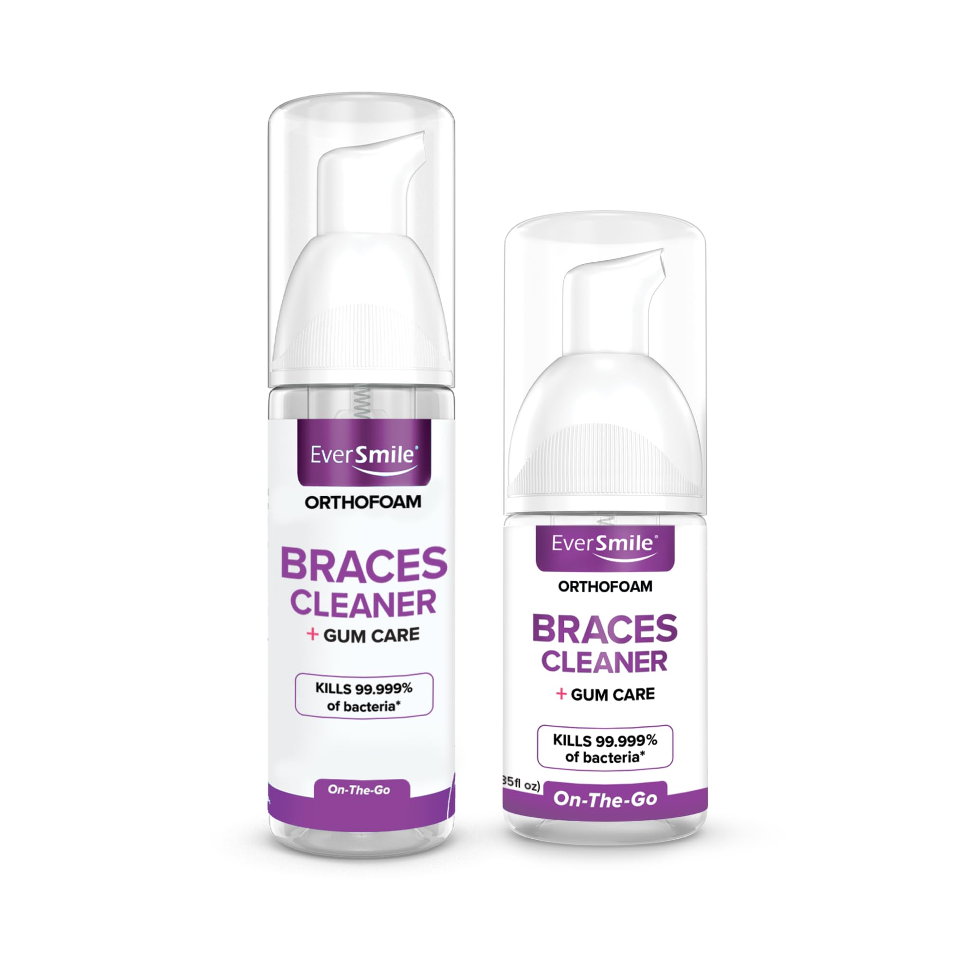 EverSmile OrthoFoam braces cleaner bundle – 50ml bottle