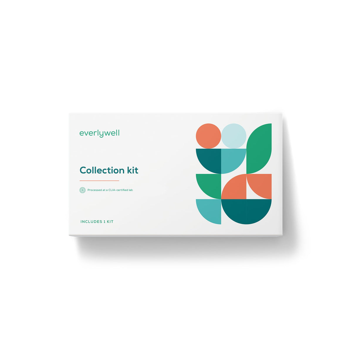 Everlywell Men's Health Test kit packaging shown for discreet at-home use and privacy.