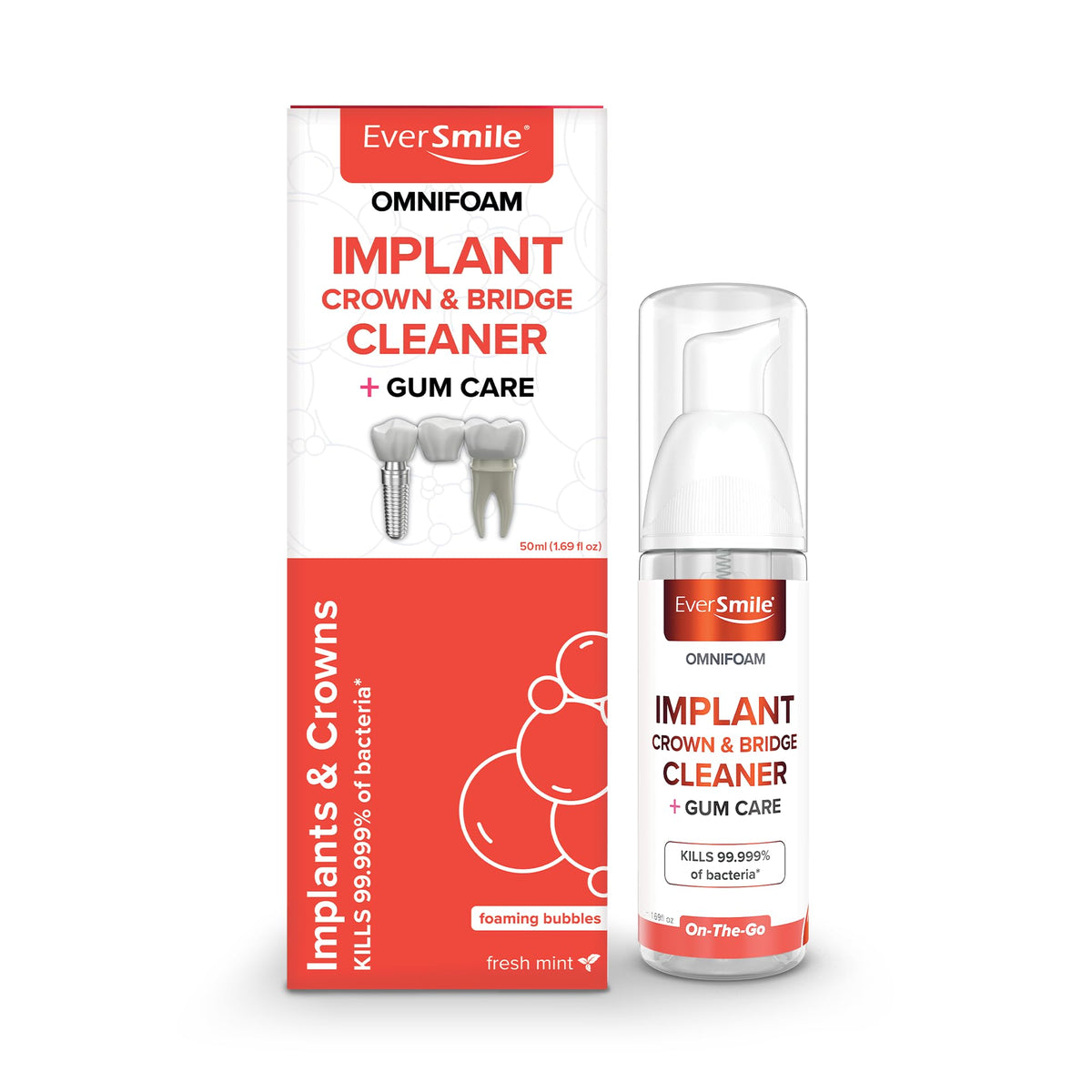 Eversmile OmniFoam 50ml dental cleaner bottle