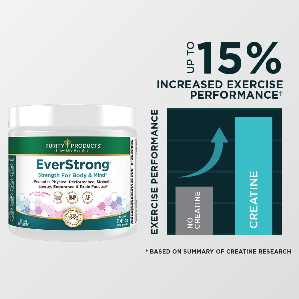 EverStrong Berry Burst 210g ingredients panel