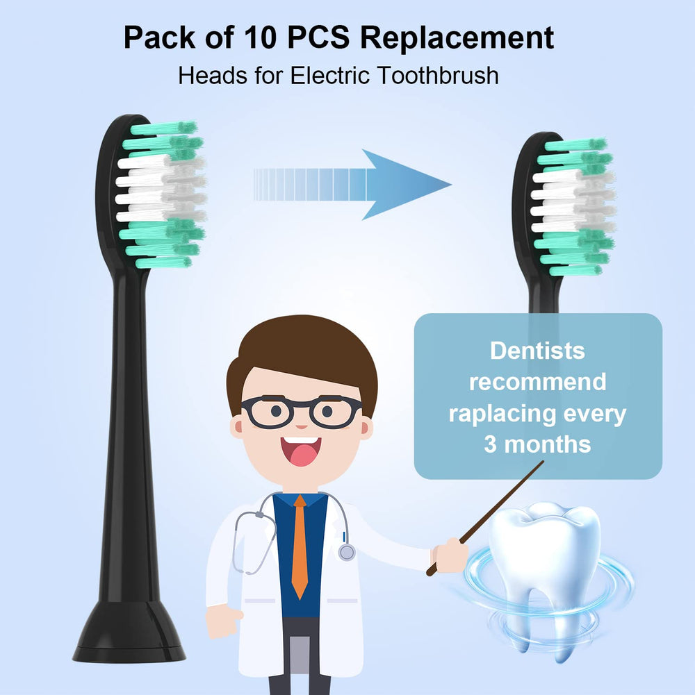 Individually wrapped replacement heads with hygienic cap