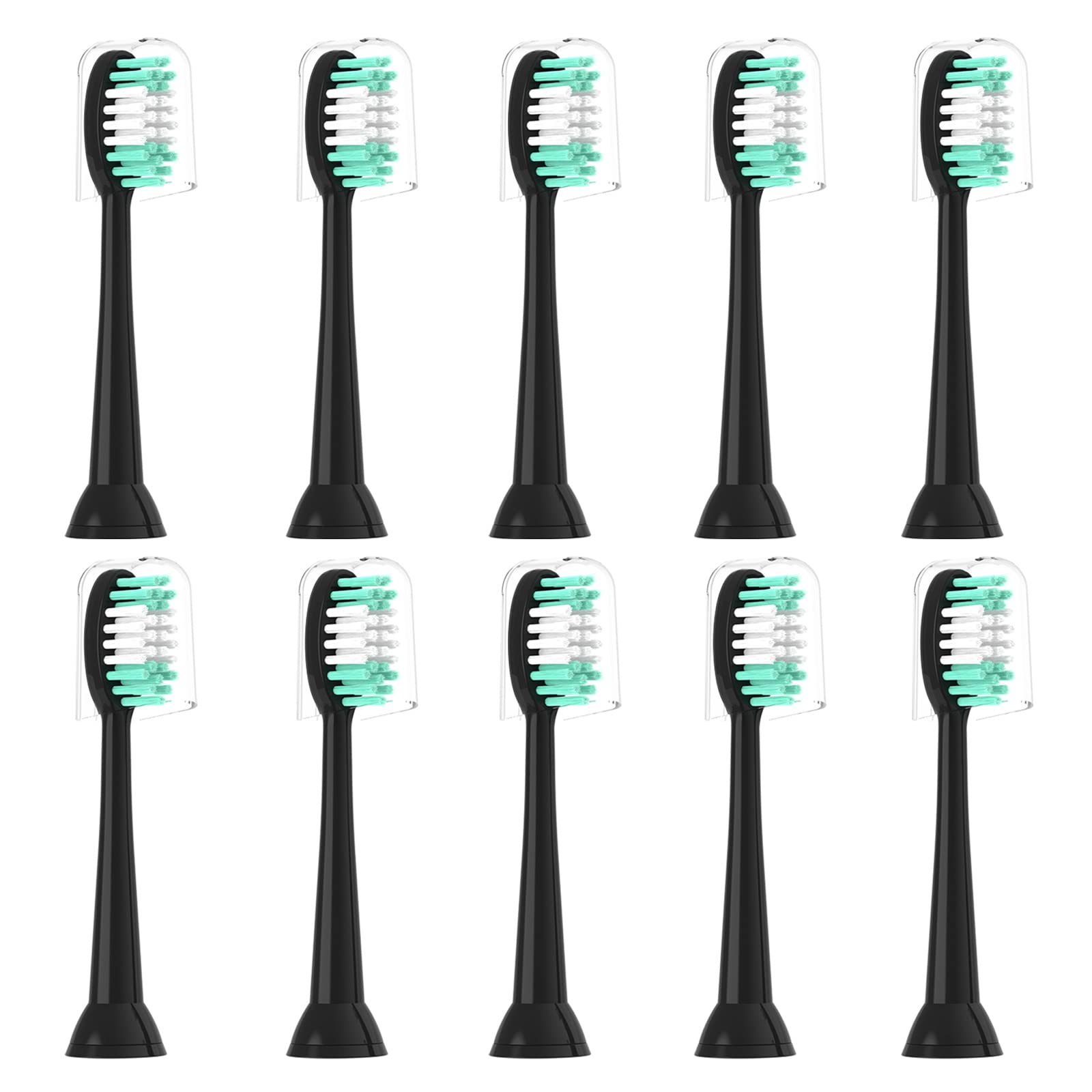 Everystep 10-pack replacement heads for AquaSonic Black Series