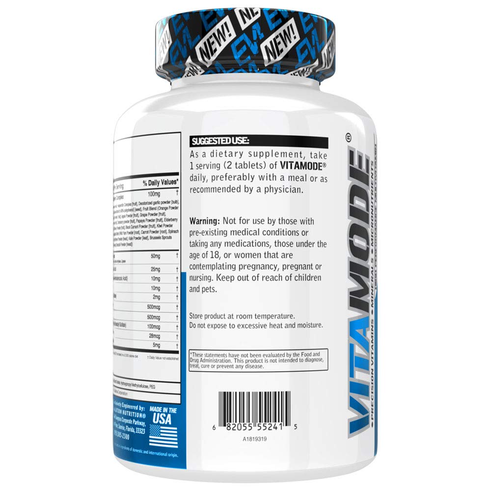 Active man taking vitamins during workout