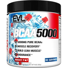 EVL BCAAs 5g Rocket Pop powder front label