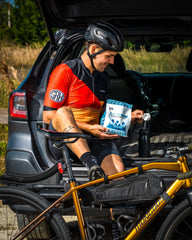 EVL ElectroCarb powder scoop with Blue Raspberry flavor