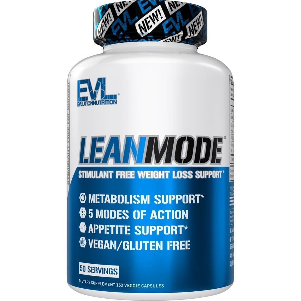 EVL LeanMode weight loss pills bottle with 50 servings