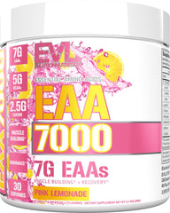 Evlution Nutrition EAA7000 Pink Lemonade bottle front view