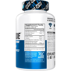 Close-up of FocusMode nootropic formula ingredients including L-Tyrosine and L-Theanine