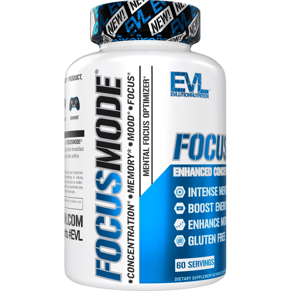 Adults taking EVLution focus pills for sustained peak performance