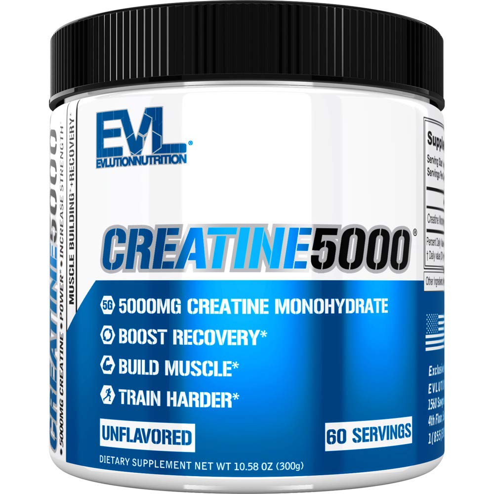 EVL Creatine 5000 powder front view