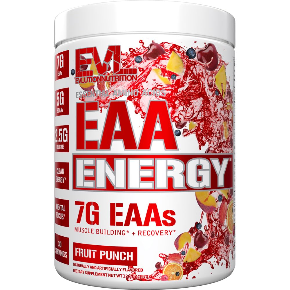 EVL EAA Energy Fruit Punch container and label
