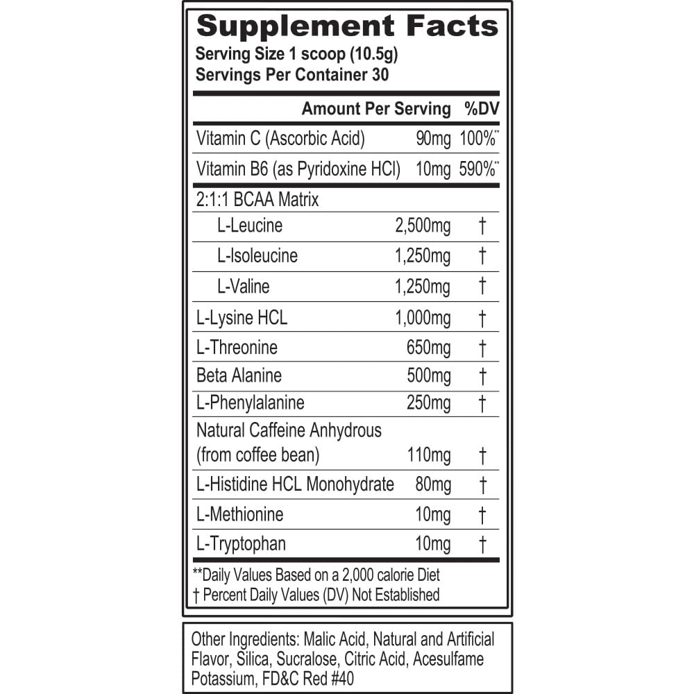 EAA Energy Watermelon Splash product label