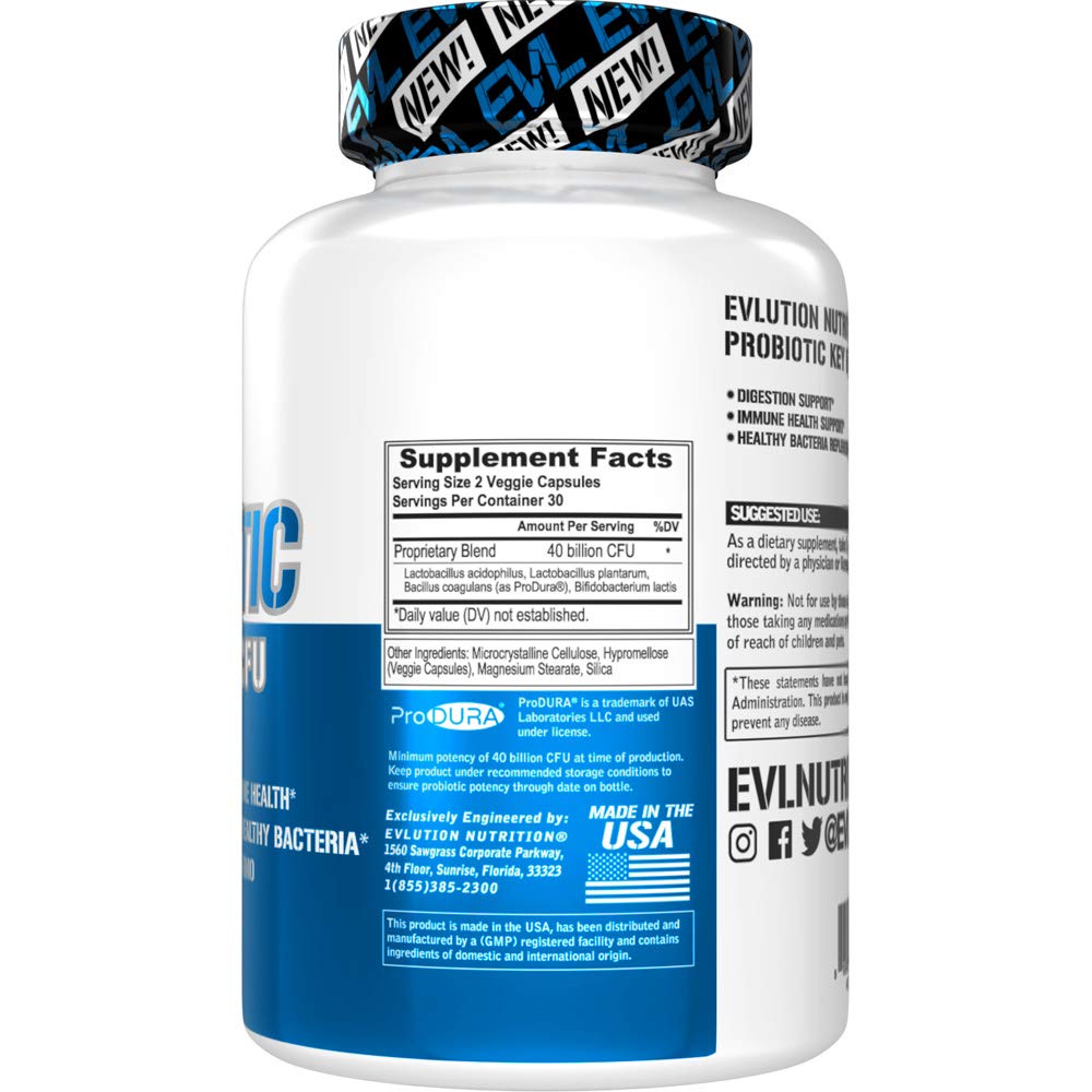 Vegetarian gluten-free non-GMO probiotic capsule ingredients