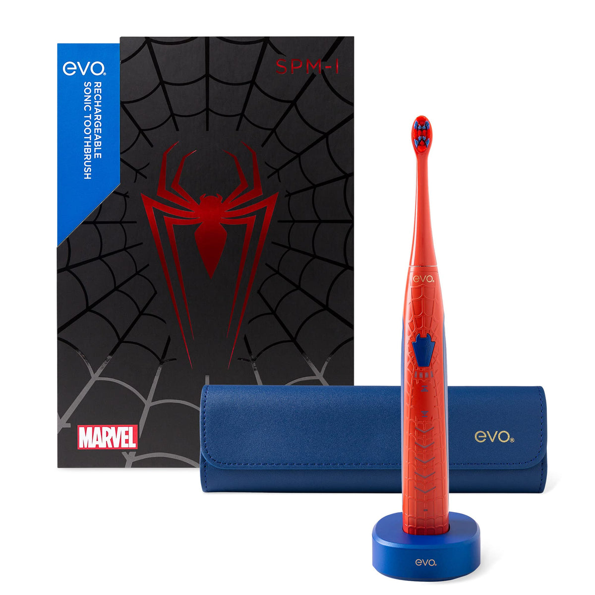 evo SPM-1 Spider-Man toothbrush front view