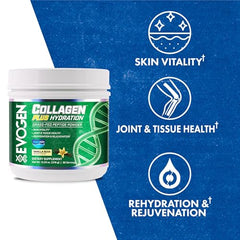 Close-up of grass-fed collagen peptides powder scoop