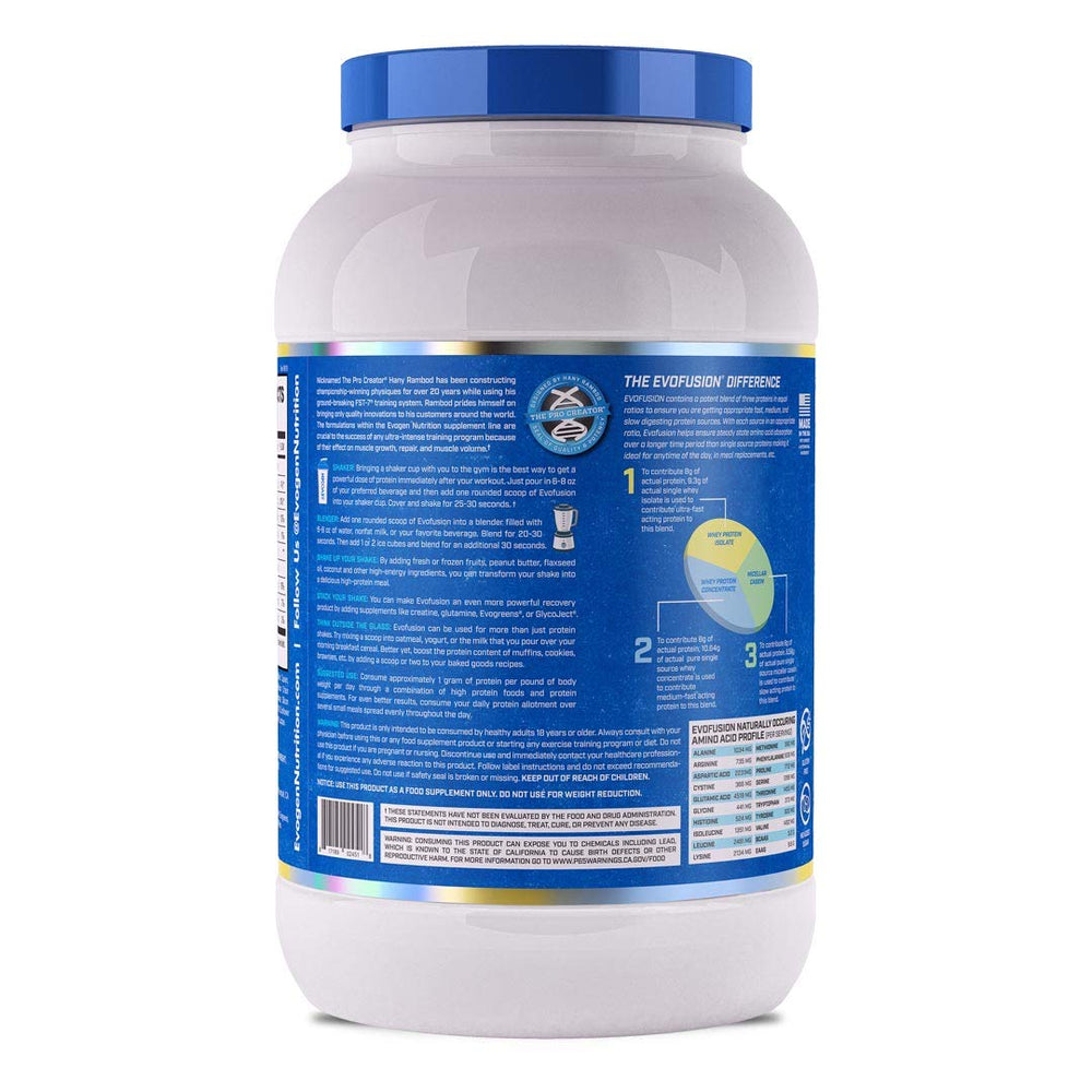 Evogen Evofusion MCT oil energy boost emphasizes enhanced nutrient absorption.