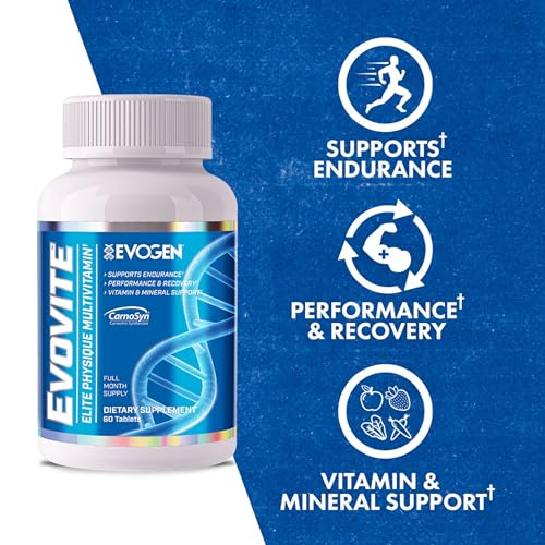 Evogen Evovite bottle - back label with ingredients