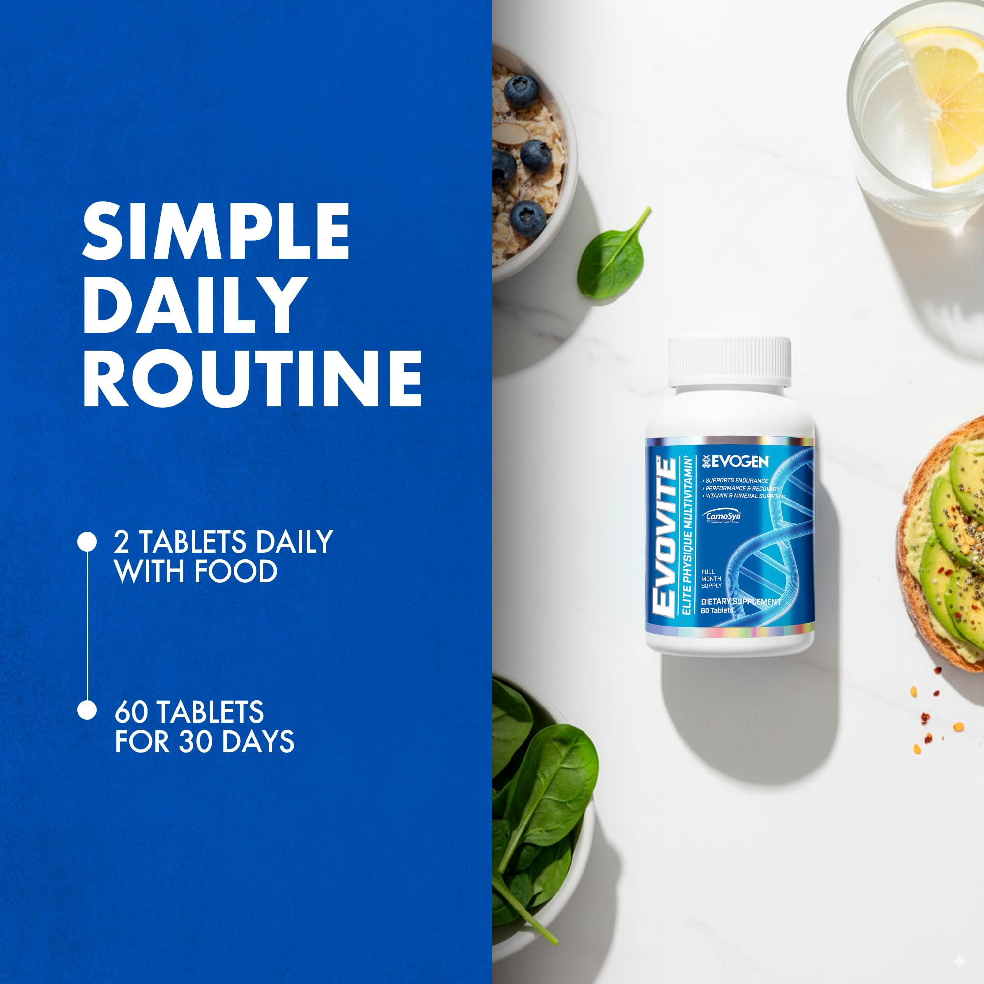 Joint health and immune support icons for Evovite