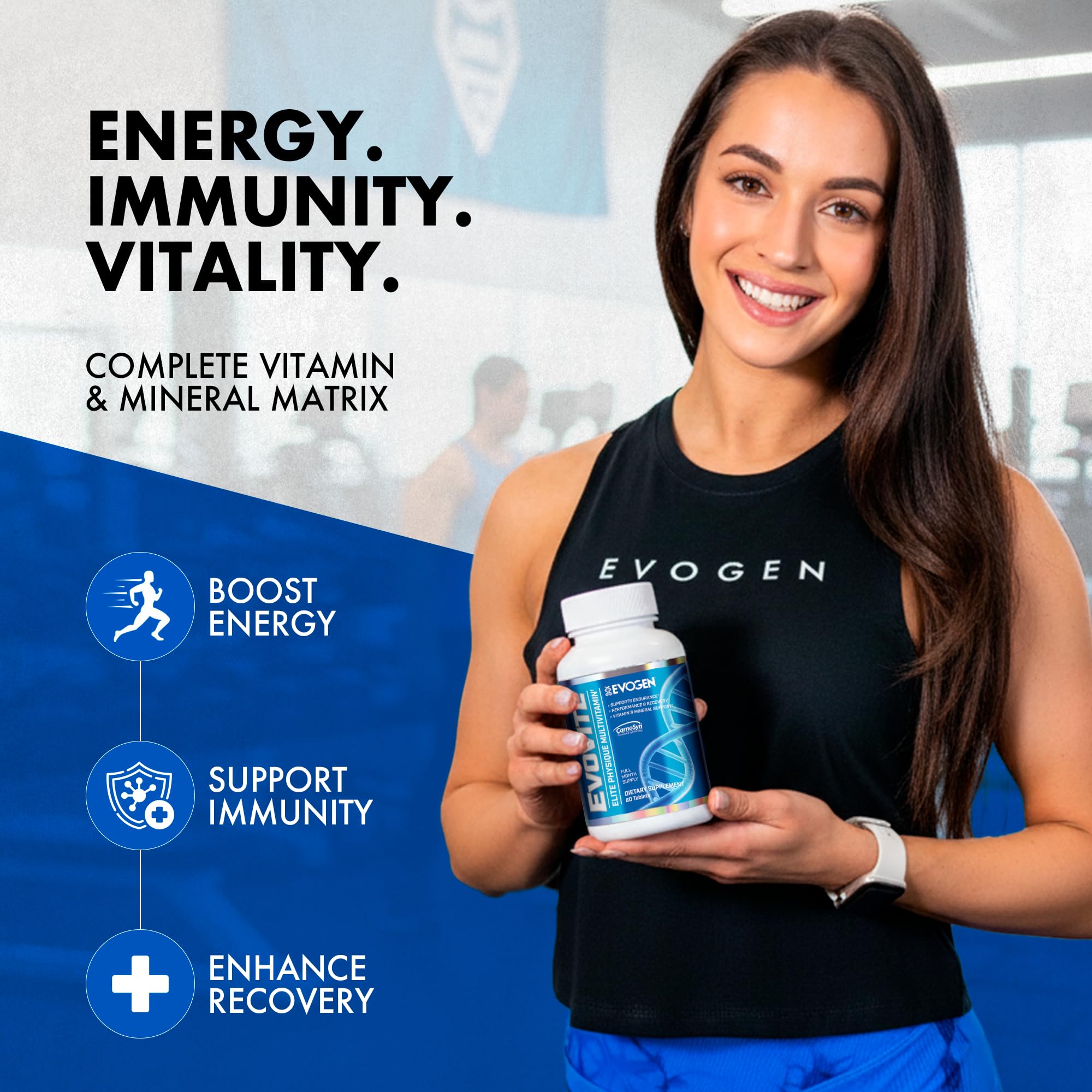 Athlete using Evogen Evovite for endurance