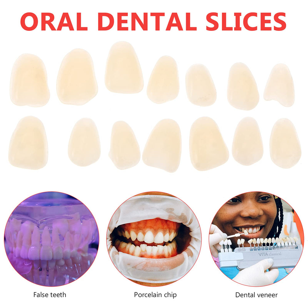 EXCEART 100-Piece Artificial Resin Teeth Veneers product image 4