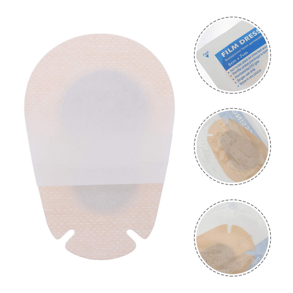 Close-up of complexion color eye patches