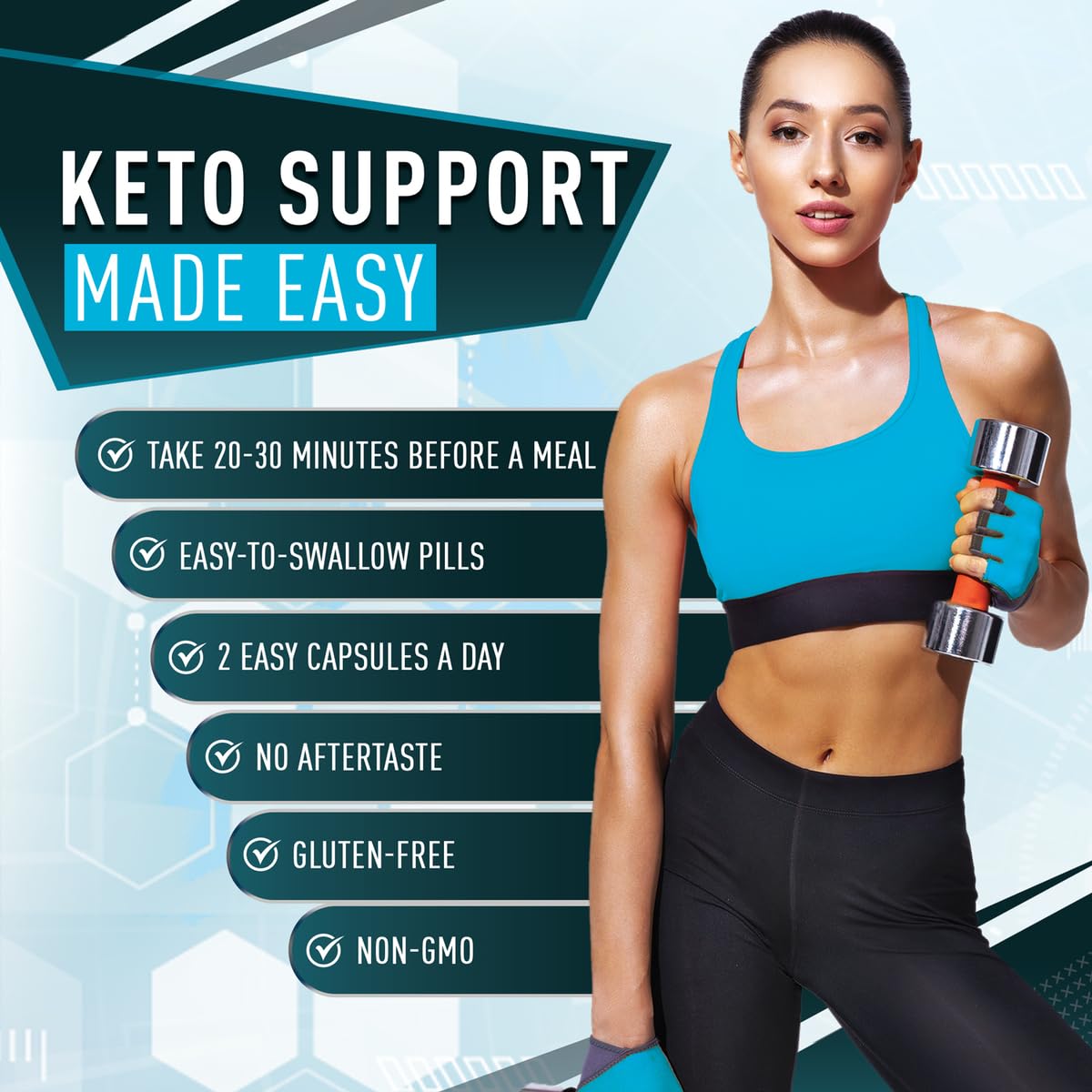 Illustration of exogenous ketones for ketosis support
