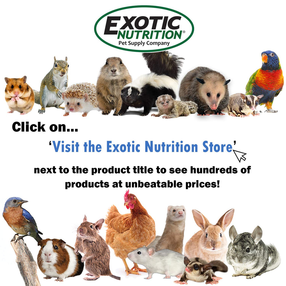 Exotic Nutrition Squirrel-Cal packaging and labeling