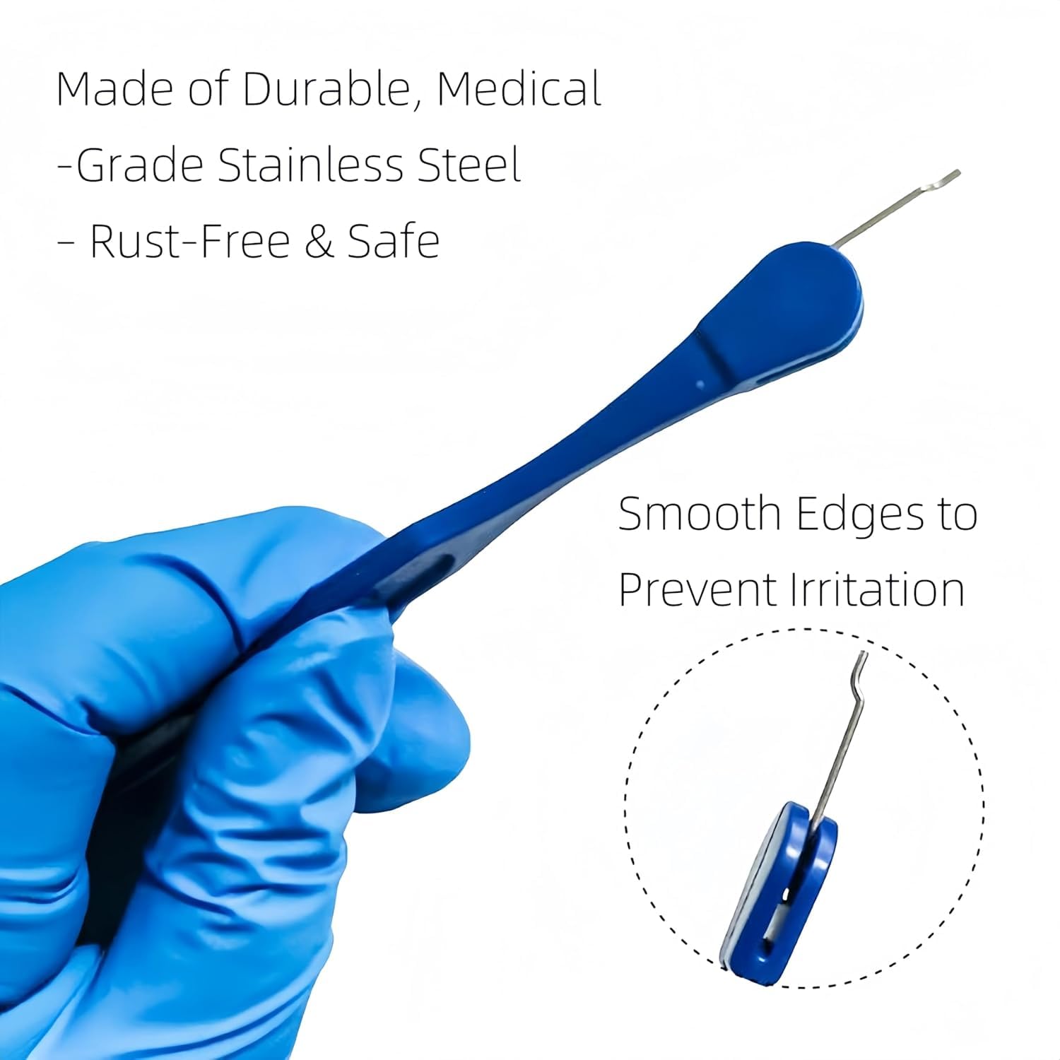 Comfortable BPA-free food-grade plastic handle of the swivel key tool