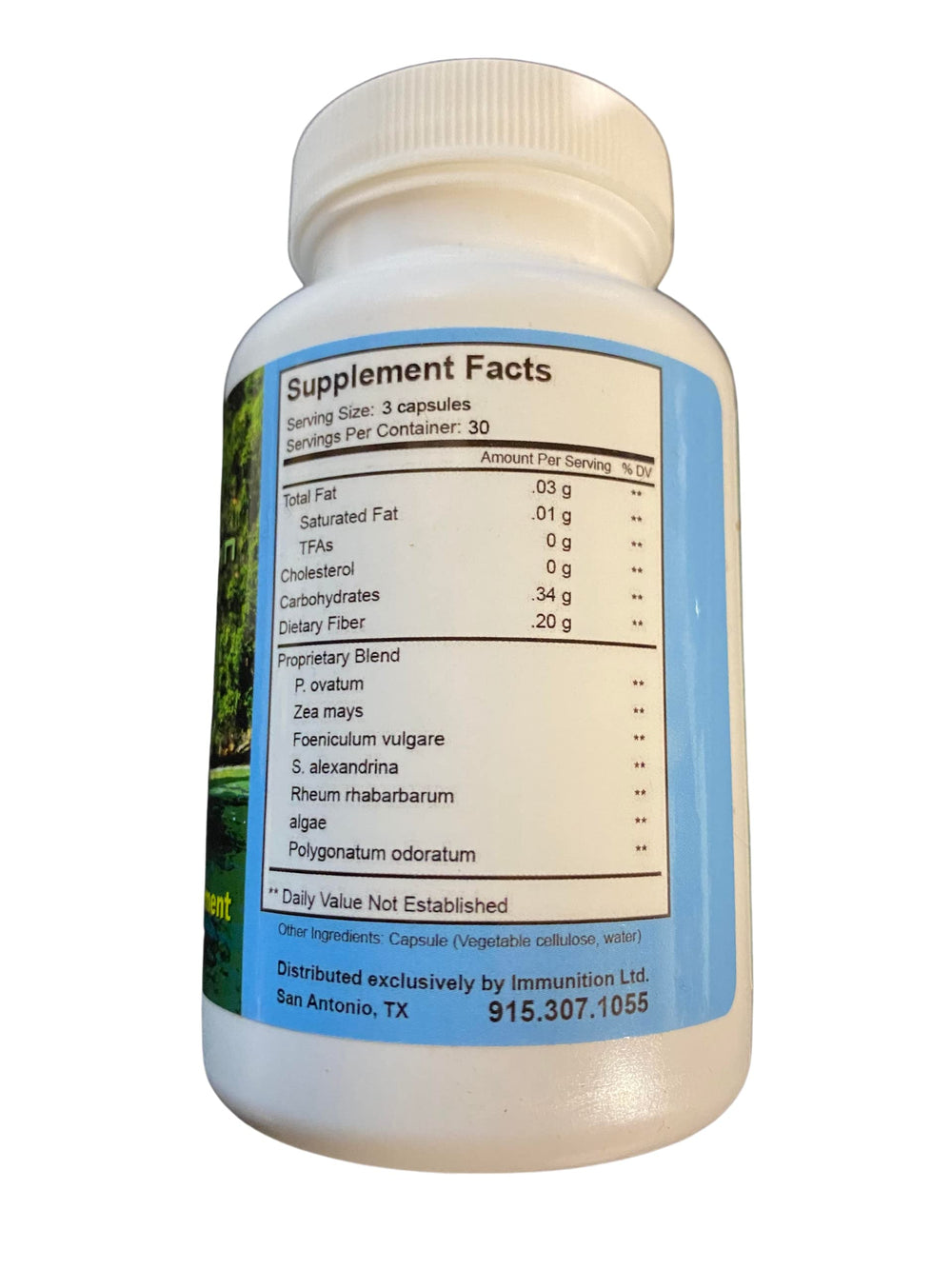 Close-up of EXPEL ingredients and plant-based formula