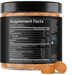 Close-up of extended-release melatonin gummies