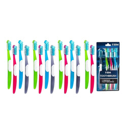 Extra Firm Toothbrush Bulk 14-Pack – assorted colors