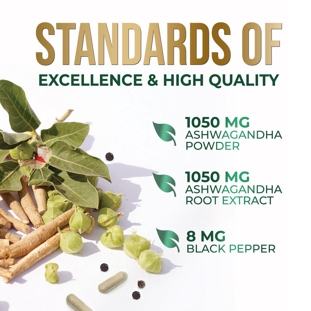 Extra strength Ashwagandha capsules for adults