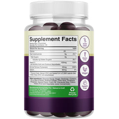 Chewable iron gummies with vitamin C for better absorption