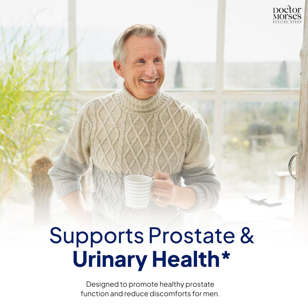 Extra-strength Saw Palmetto supplement package with 90 capsules.