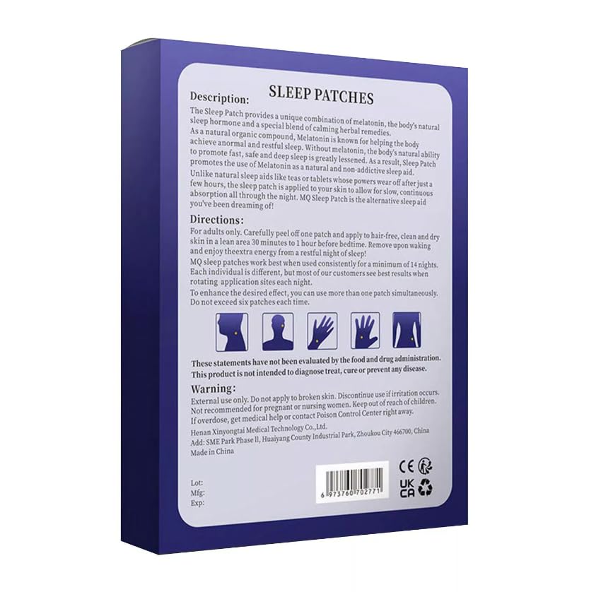 Extra-strength sleep patches designed for adults