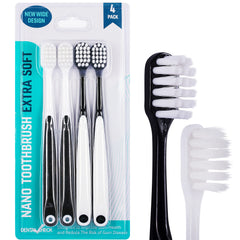 Extra soft toothbrush head designed for sensitive gums
