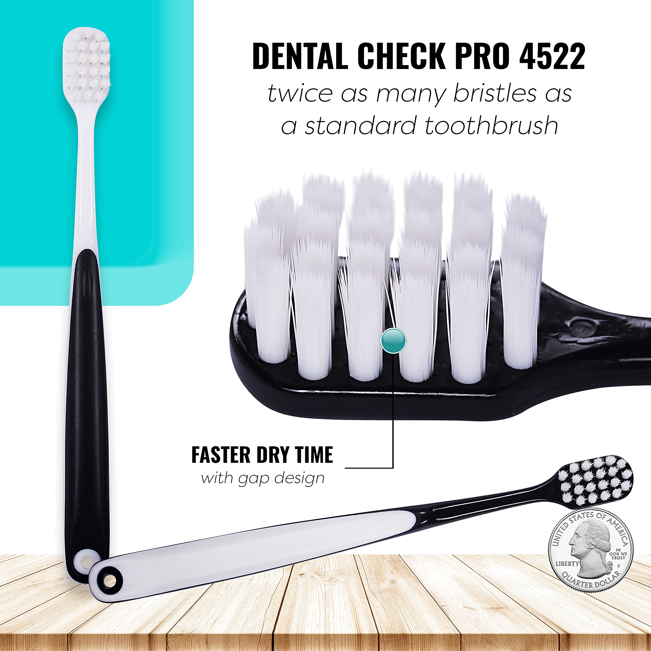 4-pack of extra wide soft toothbrushes for adults