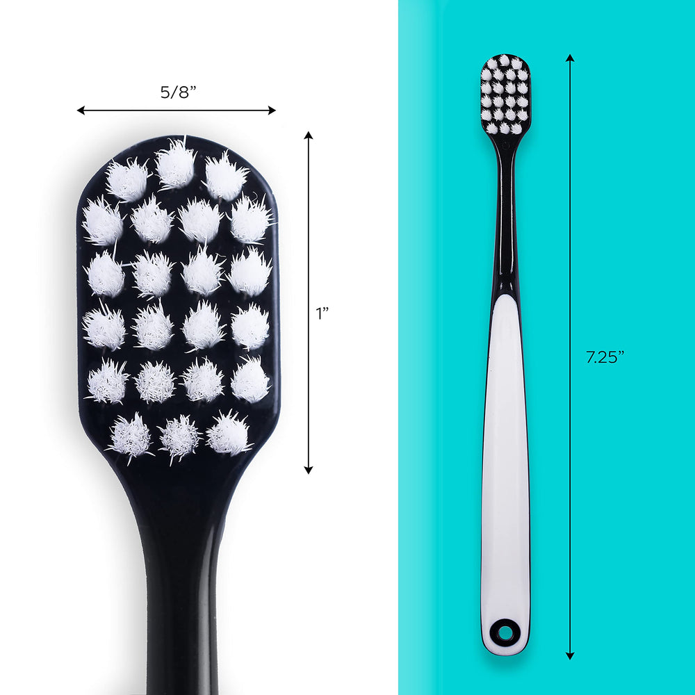 Eco-friendly wheat straw handle on toothbrush