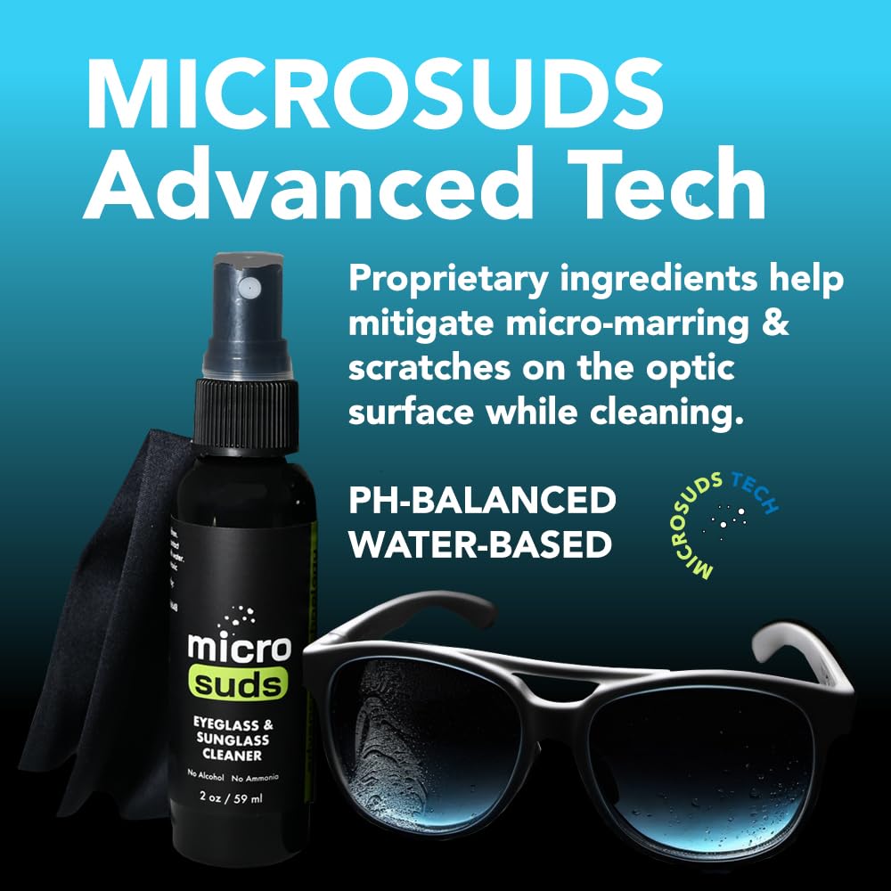 Microfiber cleaning cloths for glasses (3-pack)