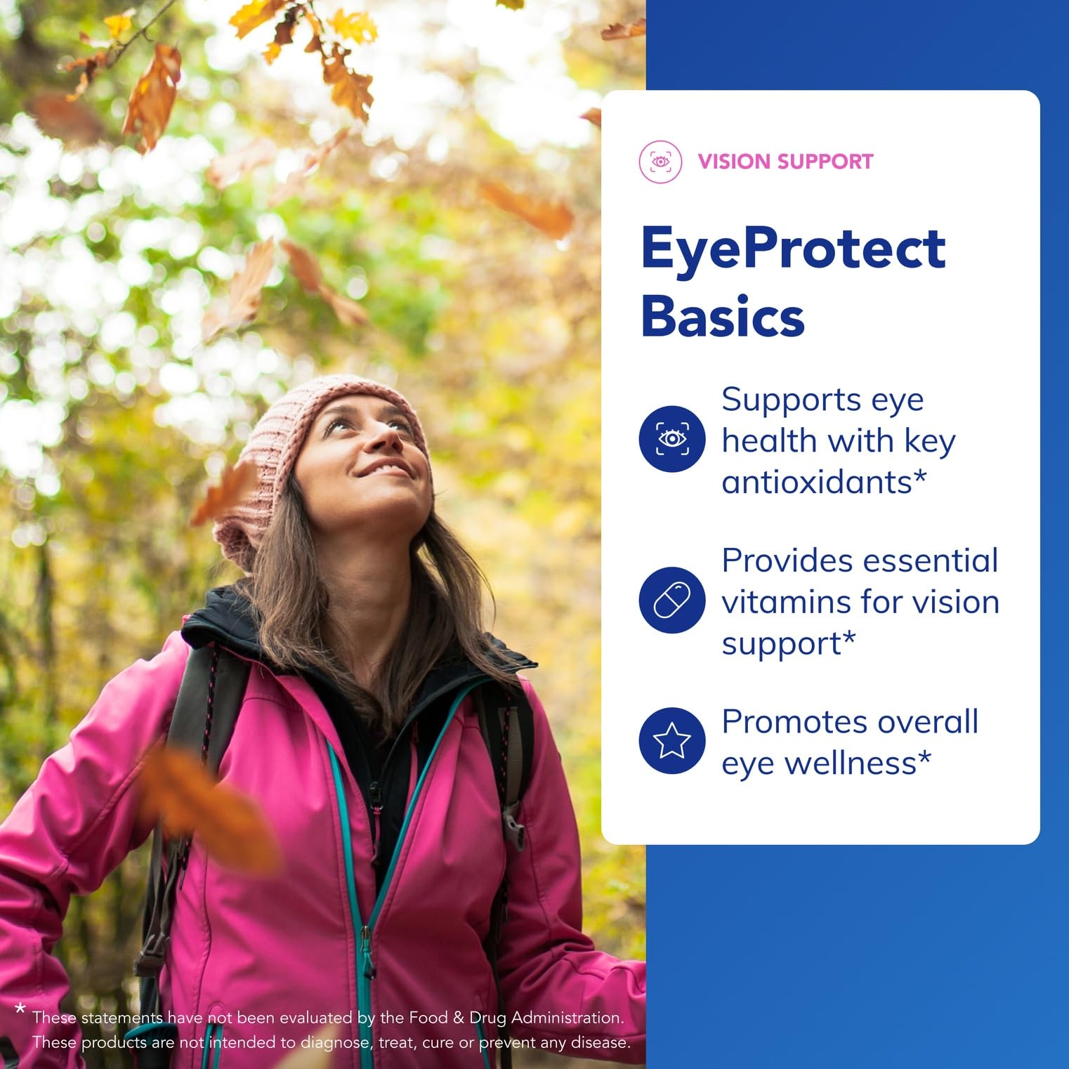 Key nutrients for eye health in EyeProtect Basics