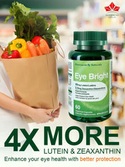 Lutein and zeaxanthin eye health protection illustration