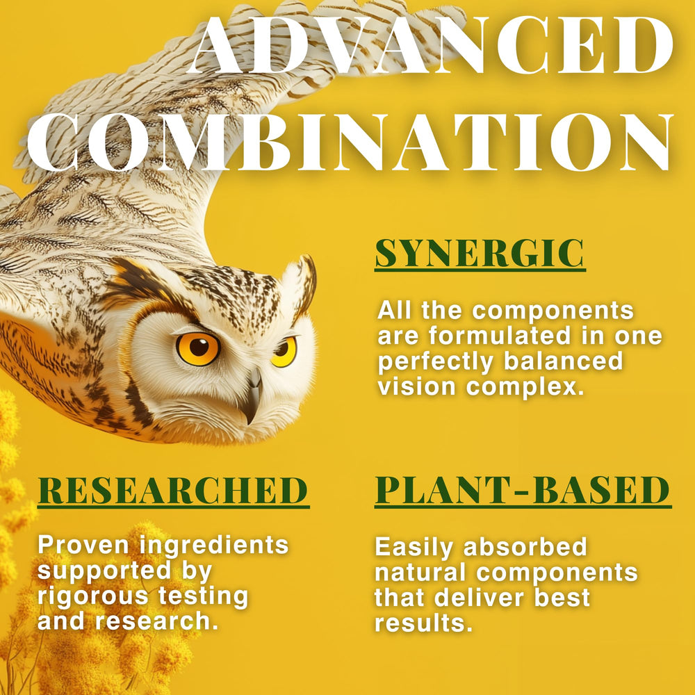 Vitamins and minerals such as vitamins A, C, E, zinc and selenium for eye health