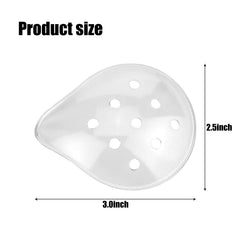 Breathable eye shield design with ventilation holes